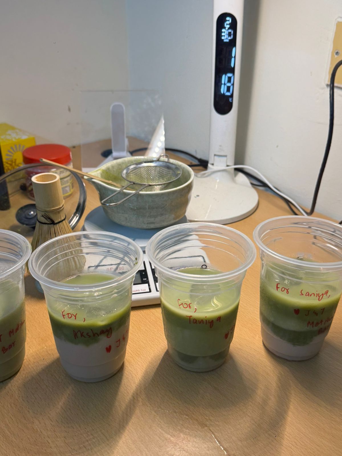 Matcha cups made to order